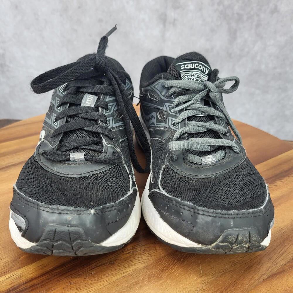 Saucony Cohesion 13 Running Shoes Womens 6 Black Sneakers Trainers S10559-1 - Picture 3 of 14